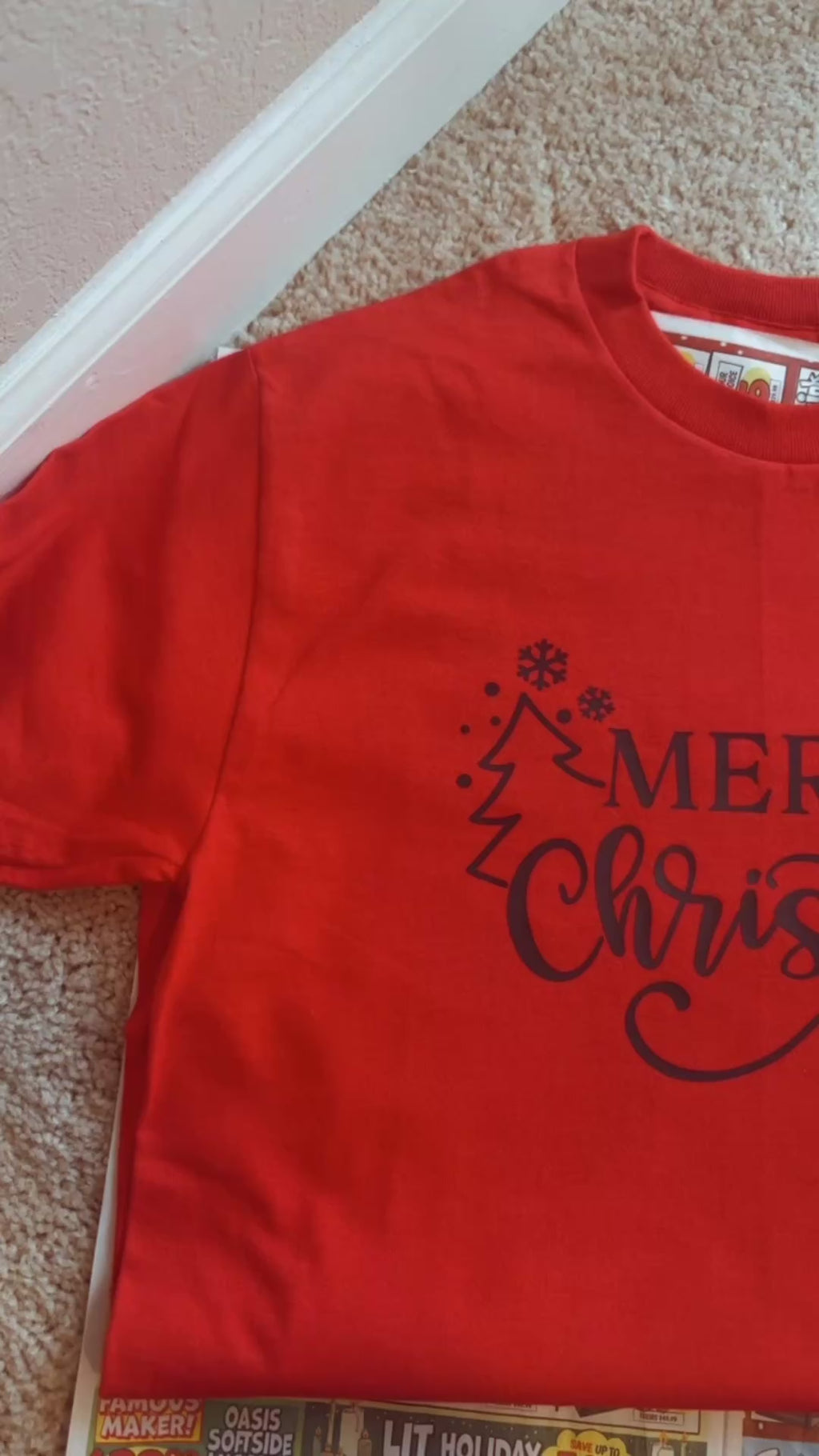 T shirts with text